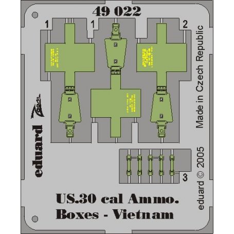 US Cal.0.30 Ammo. Boxes Vietnam