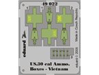 Eduard 1:48 US ammunition boxes 0.30inch caliber / Vietnam 