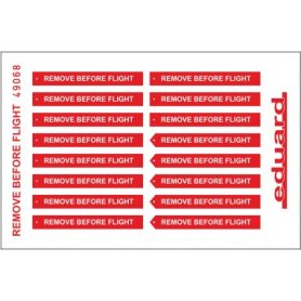 Eduard 1:48 REMOVE BEFORE FLIGHT dla Eduard / FABRIC