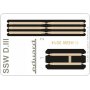 Eduard 1:48 SSW D.III seatbelts FABRIC Eduard