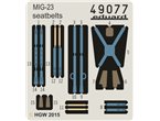 Eduard 1:48 Seatbelts for MiG-23 / Trumpeter / FABRIC 