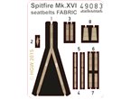 Eduard 1:48 Seatbelts for Supermarine Spitfire Mk.XVI / Eduard / FABRIC 