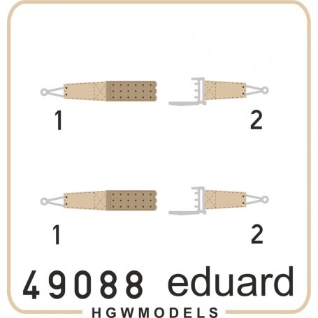 Eduard 1:48 Seatbelts RFC WWI SUPERFABRIC