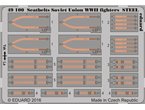 Eduard 1:48 Pasy bezpieczeństwa do rosyjskich myśliwców WWII / STEEL