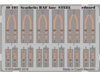 Eduard 1:48 Seatbelts RAF late / STEEL 