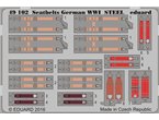 Eduard 1:48 Seatbelts for German airplanes WWI / STEEL 