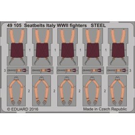 Eduard 1:48 Seatbelts Italy WWII fighters STEEL