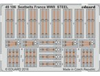 Eduard 1:48 Seatbelts for French airplanes WWII / STEEL 