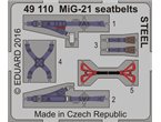 Eduard 1:48 Seatbelts for MiG-21 / STEEL 