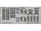 Eduard 1:48 Green seatbelts for F-4 / STEEL 