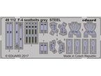 Eduard 1:48 Grey seatbelts for F-4 / STEEL 