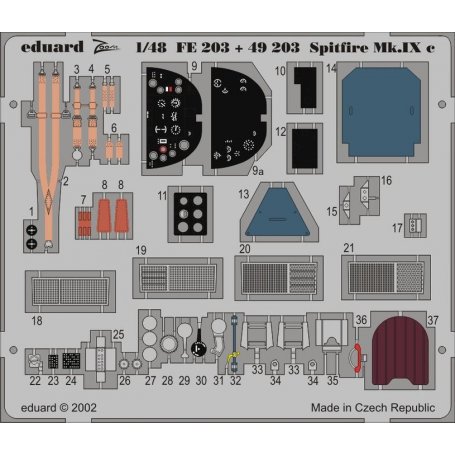 Eduard 1:48 Supermarine Spitfire Mk.IXc HASEGAWA