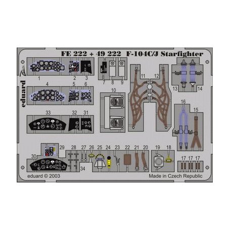 Eduard 1:48 F-104C/J HASEGAWA