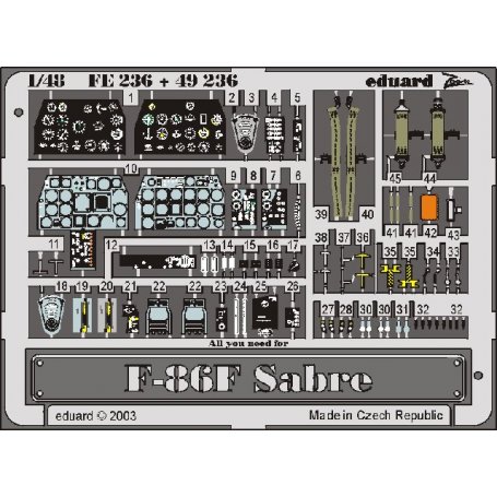 Eduard 1:48 F-86F HASEGAWA