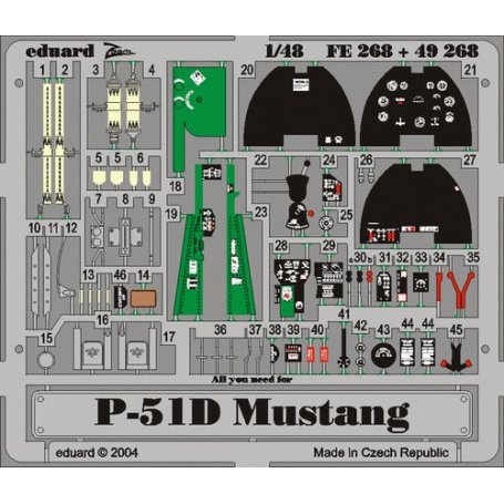 Eduard 1:48 North American P-51D dla Hasegawa