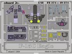 Eduard 1:48 Elementy wnętrza do F-15C Eagle dla Hasegawa