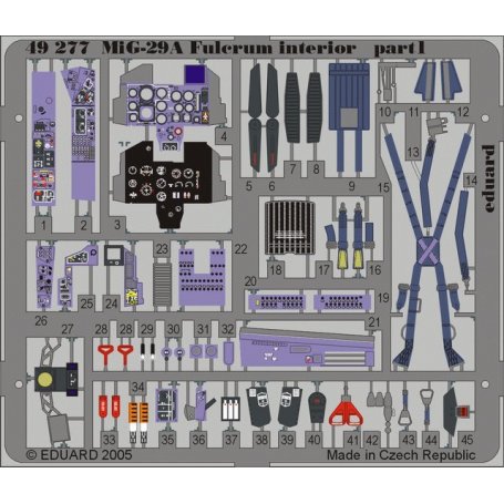 Eduard 1:48 MiG-29A Fulcrum interior ACADEMY