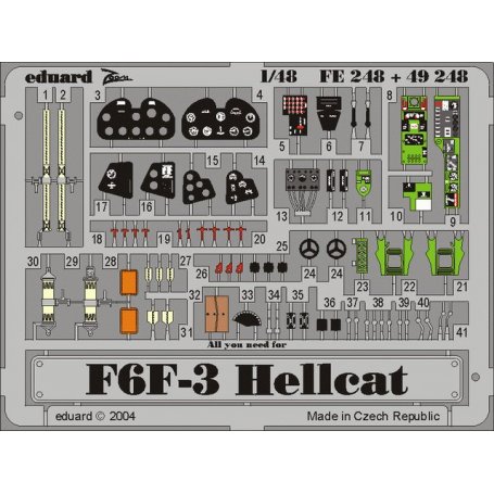 Eduard 1:48 Grumman F6F-3 dla Hasegawa