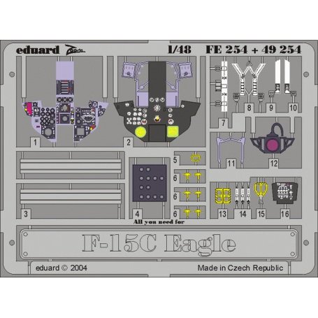 Eduard 1:48 F-15C interior ACADEMY