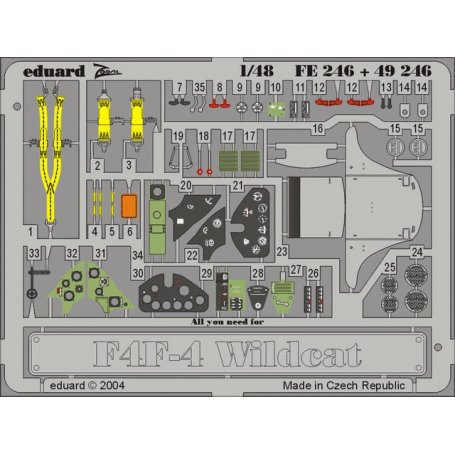 Eduard 1:48 F4F-4 TAMIYA