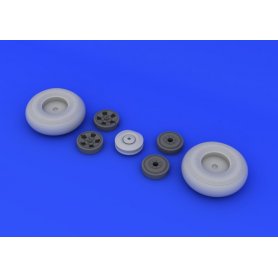 Eduard 1:24 Typhoon wheels dla Airfix