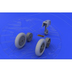 Bf 109E wheels EDUARD