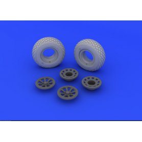 Eduard 1:32 North American P-51 wheels dla Tamiya