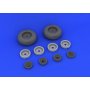 Eduard 1:32 B-17 wheels dla HK Models