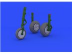 Eduard 1:32 Wheels for Messerschmittt Me-262 / Trumpeter 