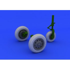 Eduard 1:32 F-104 undercarriage wheels early dla Italeri 2504