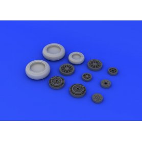 Eduard 1:32 F-104 undercarriage wheels late dla Italeri 2504