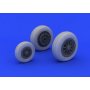 F-104 undercarriage wheels late Italeri 2504