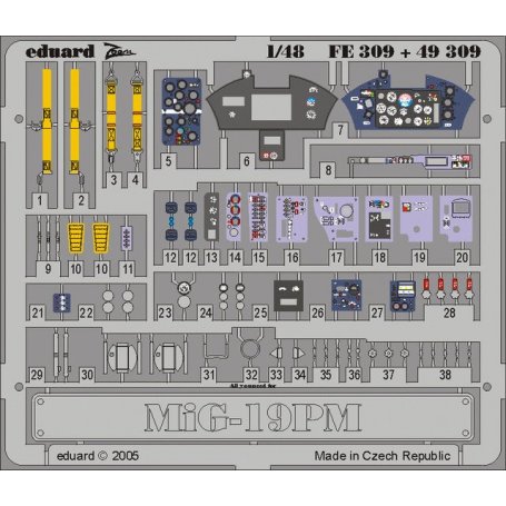 Eduard 1:48 MiG-19PM TRUMPETER