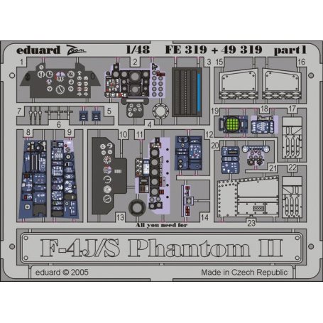 Eduard 1:48 F-4J/S HASEGAWA
