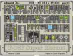 Eduard 1:48 Elementy wnętrza do F/A-18F Super Hornet dla Hasegawa