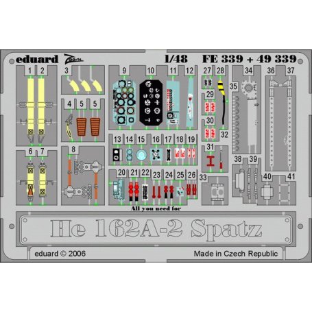 He 162A-2 Spatz TAMIYA