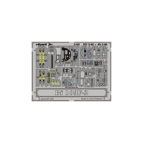 Eduard 1:48 Messerschmitt Bf-109 F-2 ICM