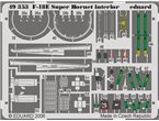 Eduard 1:48 Interior elements for F-18E Super Hornet / Hasegawa 