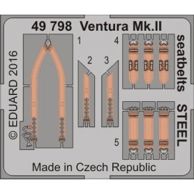 Eduard 1:48 Ventura Mk.II seatbelts STEEL REVELL 04946