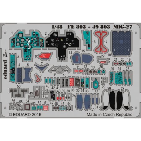 MiG-27 interior TRUMPETER 05802