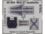 Eduard 1:48 Seatbelts for MiG-27 / Trumpeter / STEEL 