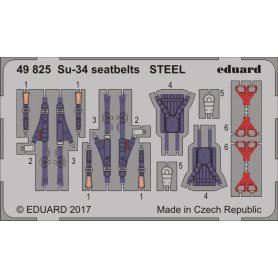 Su-34 seatbelts STEEL Hobby Boss