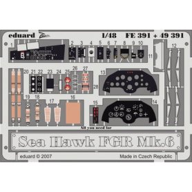 Eduard 1:48 Sea Hawk FGR Mk.6 dla Trumpeter