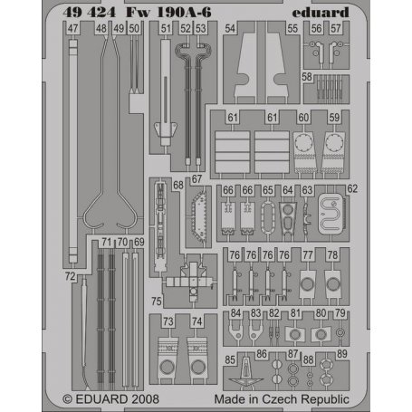 Eduard 1:48 Focke Wulf Fw-190 A-6 S.A. HASEGAWA