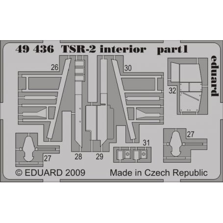 Eduard 1:48 TSR-2 interior S.A. AIRFIX