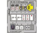 Eduard 1:48 Bomb bay for F-22 Raptor / Academy 