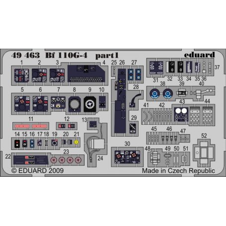 Eduard 1:48 Messerschmitt Bf-110 G-4 EDUARD 8206