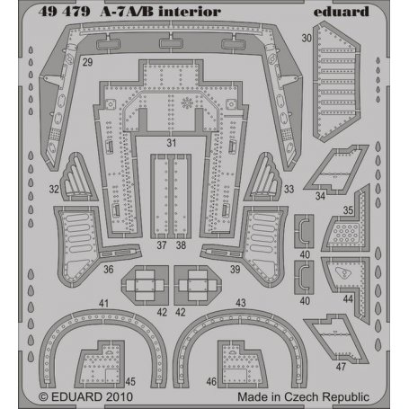 A-7A/B interior S.A. HOBBY BOSS