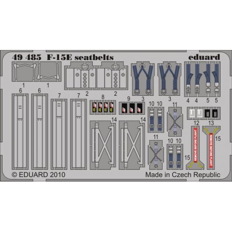 F-15E seatbelts ACADEMY 12215