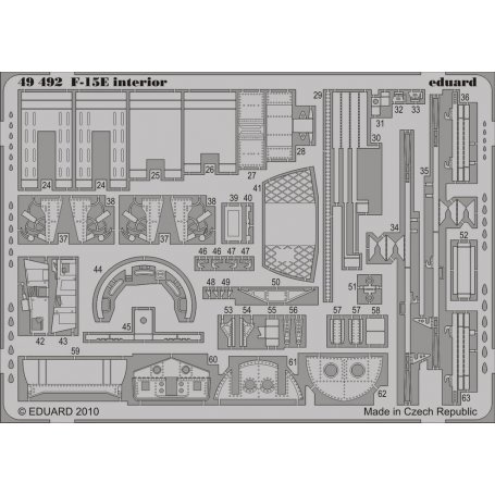 Eduard 1:48 F-15E interior S.A. ACADEMY 12215